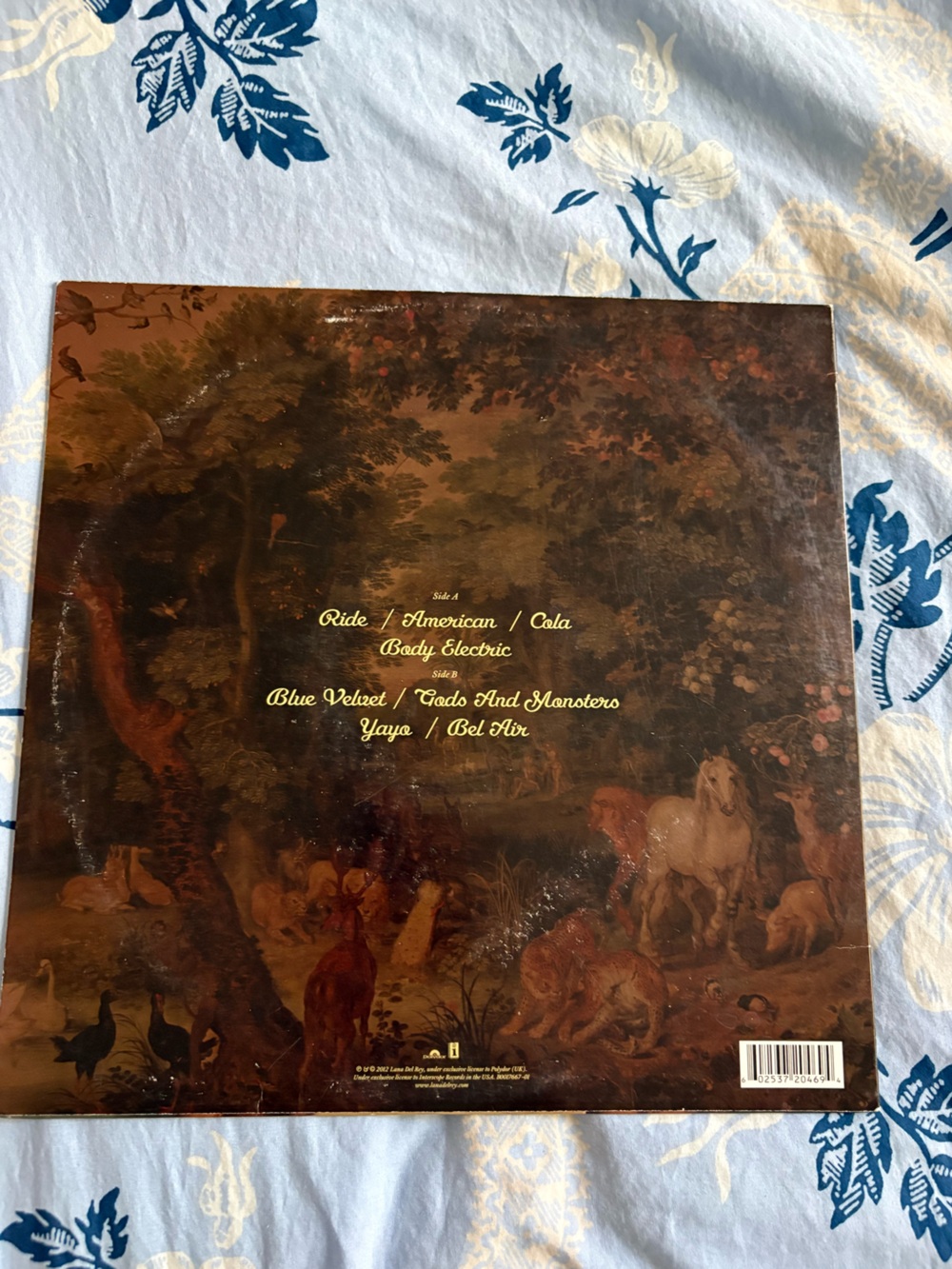 Lana Del Rey "Paradise" Vinyl - Gold Lettering, Cream Cover - Picture 2 of 6
